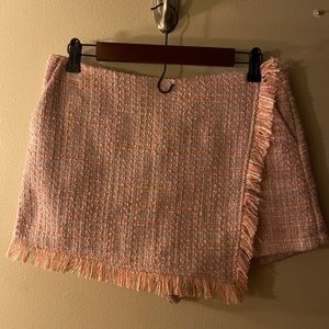 Plaid Pink Mini Skirt